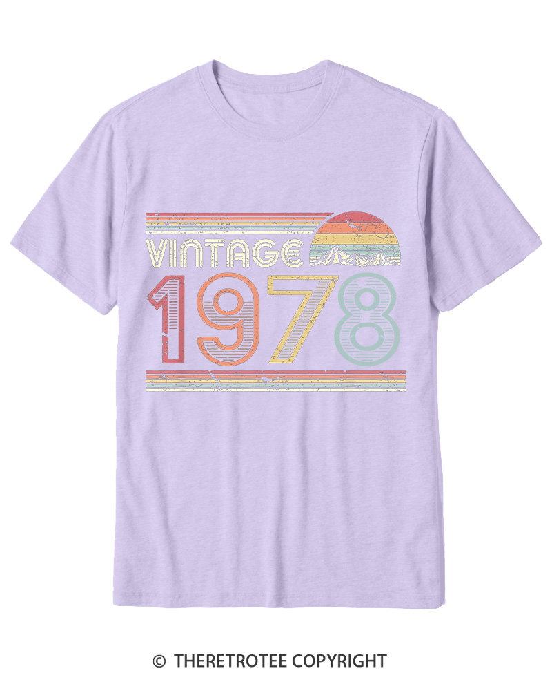 TheRetroTee 1978 Vintage Cotton T-Shirt