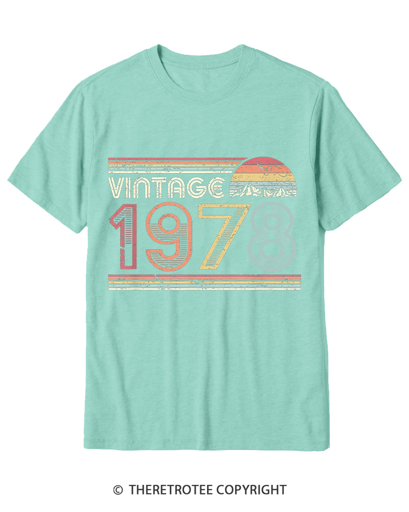 TheRetroTee 1978 Vintage Cotton T-Shirt