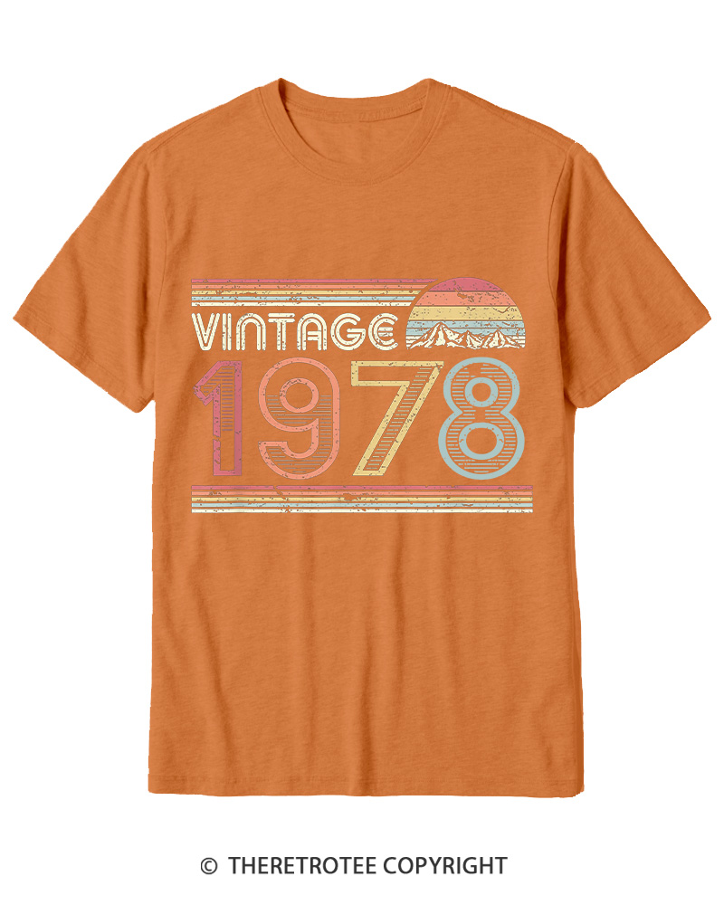 TheRetroTee 1978 Vintage Cotton T-Shirt