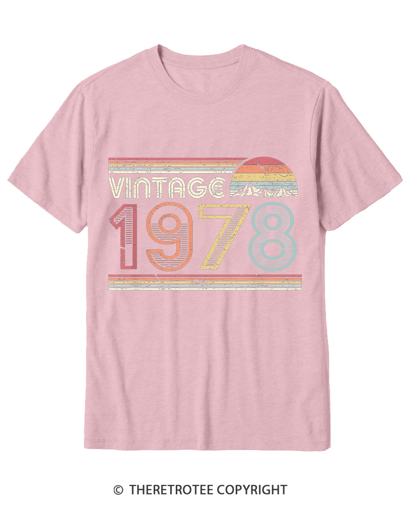 TheRetroTee 1978 Vintage Cotton T-Shirt