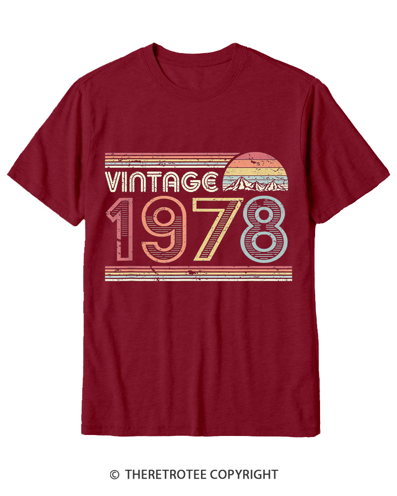 TheRetroTee 1978 Vintage Cotton T-Shirt