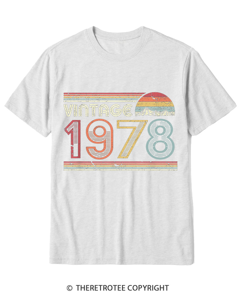 TheRetroTee 1978 Vintage Cotton T-Shirt