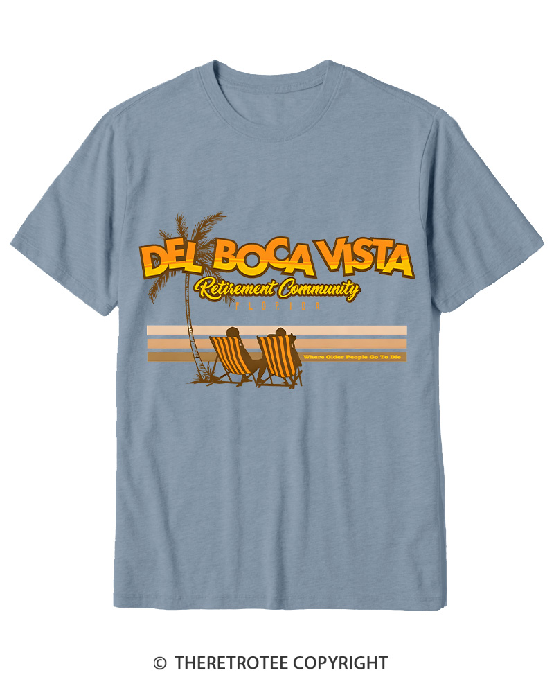 TheRetroTee Del Boca Vista 1990s Cotton T-Shirt