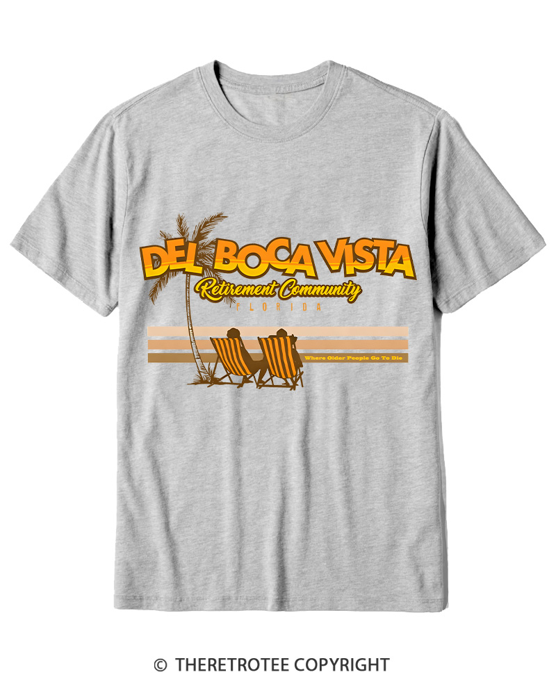 TheRetroTee Del Boca Vista 1990s Cotton T-Shirt