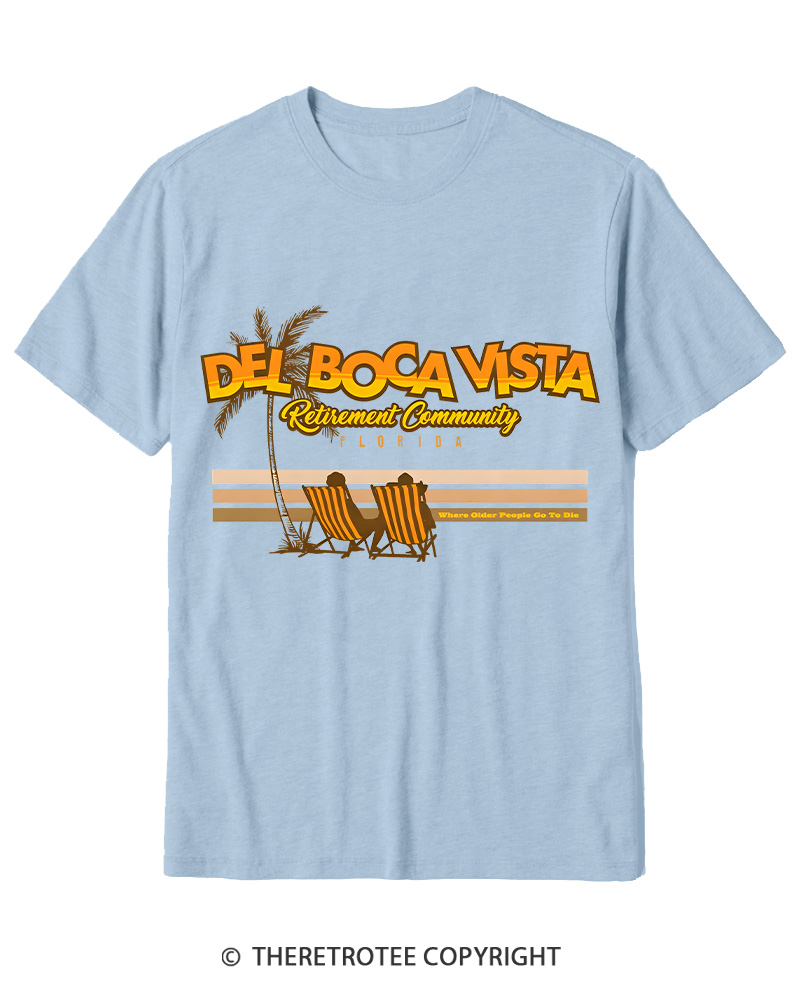 TheRetroTee Del Boca Vista 1990s Cotton T-Shirt