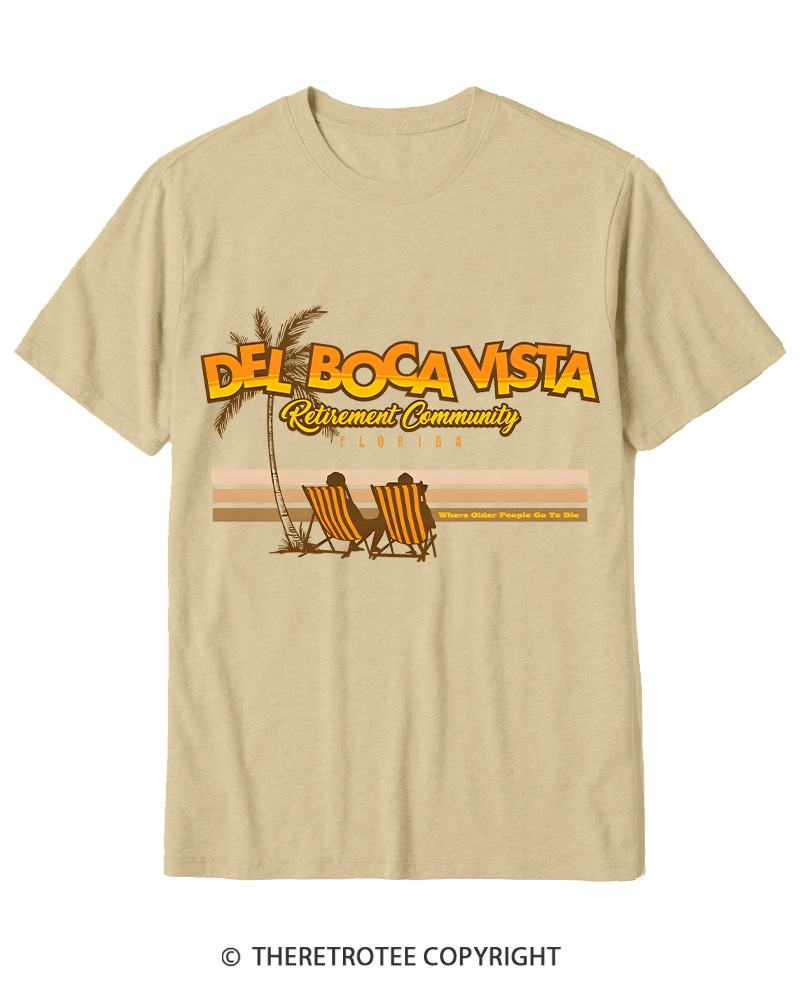 TheRetroTee Del Boca Vista 1990s Cotton T-Shirt