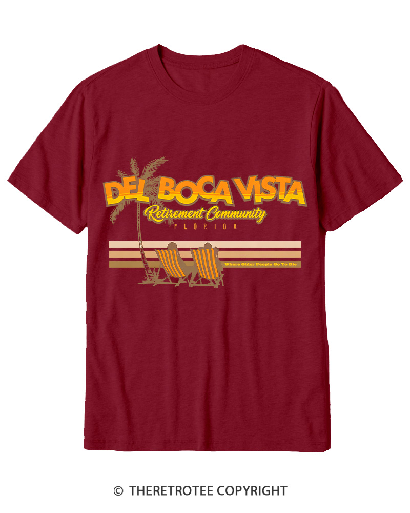 TheRetroTee Del Boca Vista 1990s Cotton T-Shirt