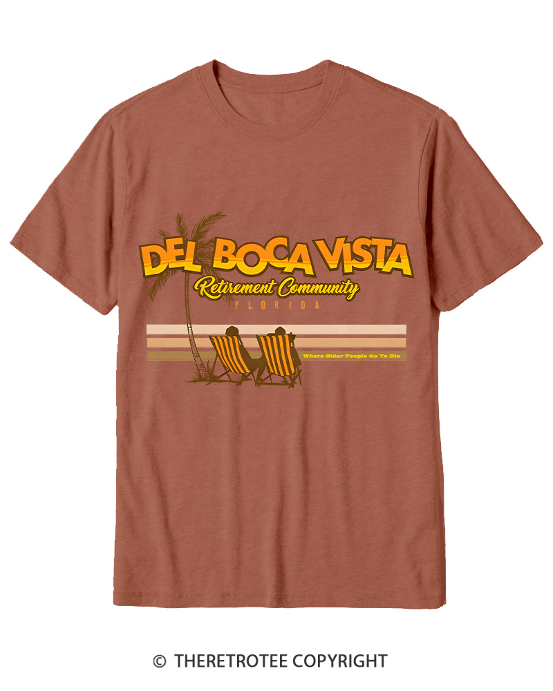 TheRetroTee Del Boca Vista 1990s Cotton T-Shirt