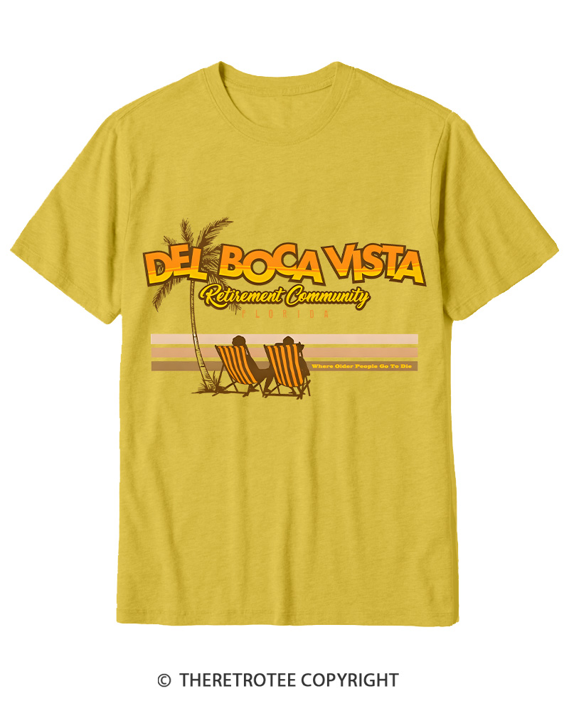 TheRetroTee Del Boca Vista 1990s Cotton T-Shirt