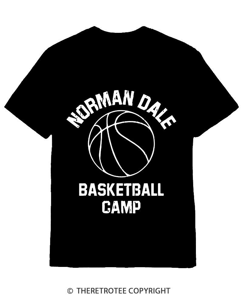 TheRetroTee Indiana Basketball Camp Inspired 1980s Cotton T-Shirt