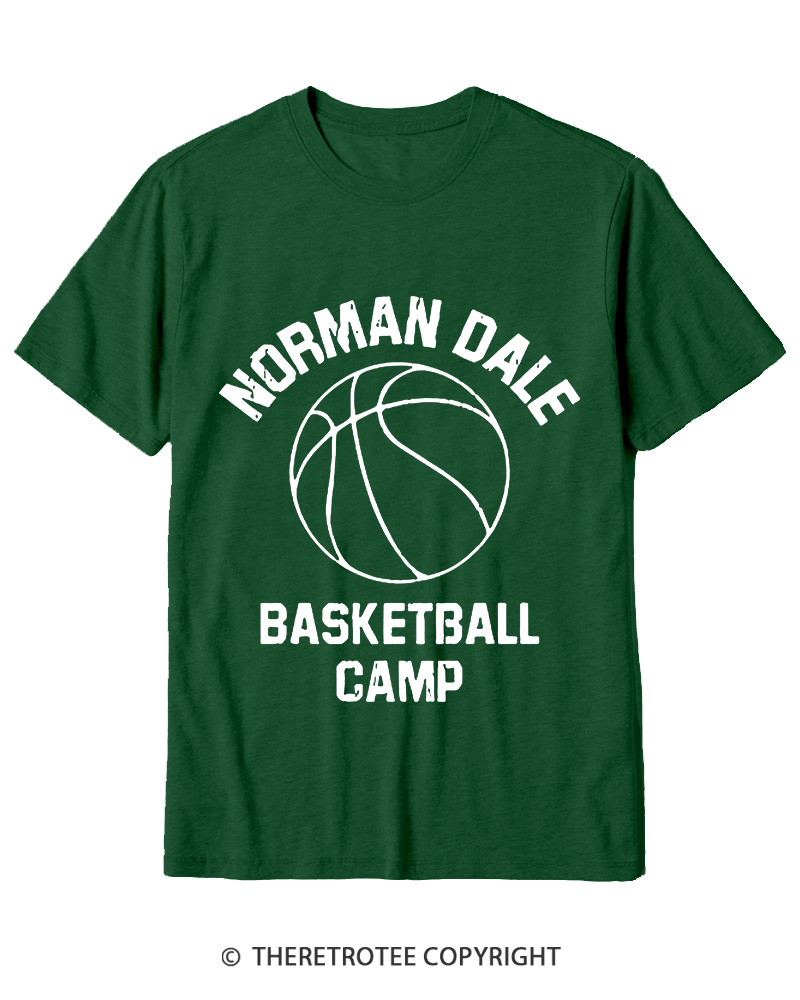 TheRetroTee Indiana Basketball Camp Inspired 1980s Cotton T-Shirt