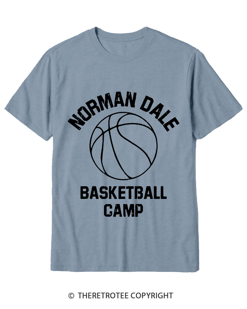 TheRetroTee Indiana Basketball Camp Inspired 1980s Cotton T-Shirt