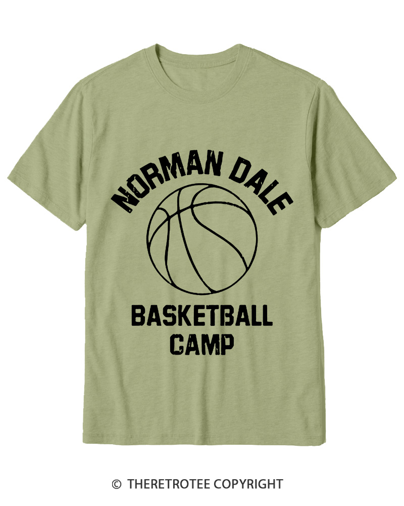 TheRetroTee Indiana Basketball Camp Inspired 1980s Cotton T-Shirt