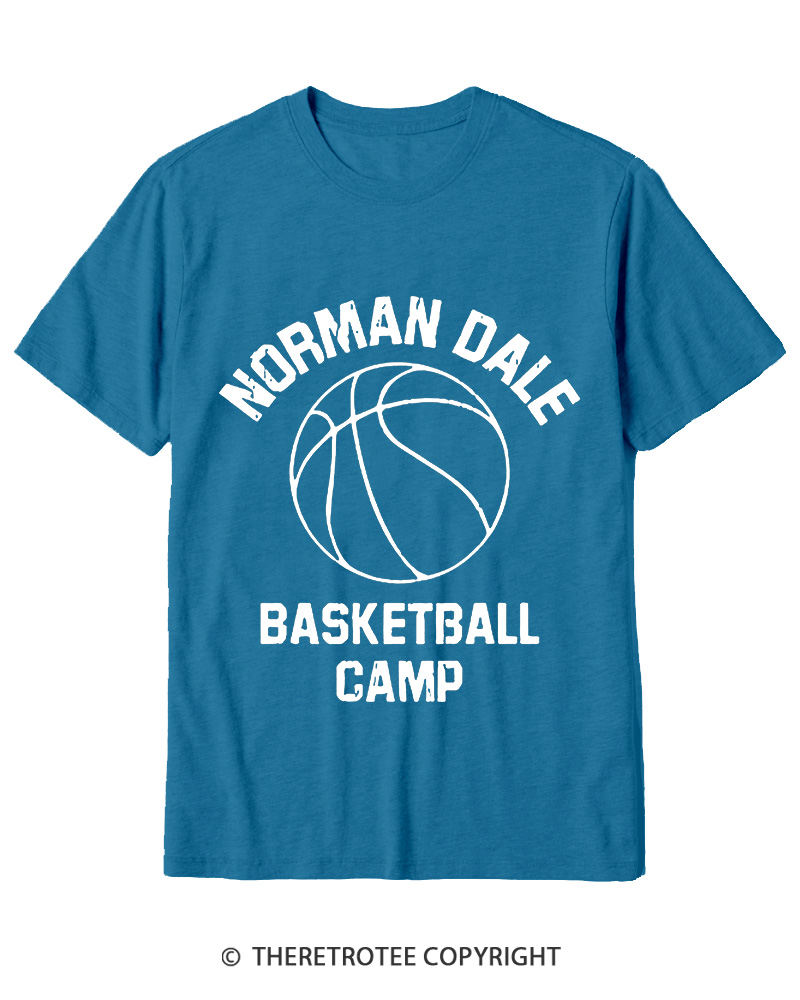 TheRetroTee Indiana Basketball Camp Inspired 1980s Cotton T-Shirt