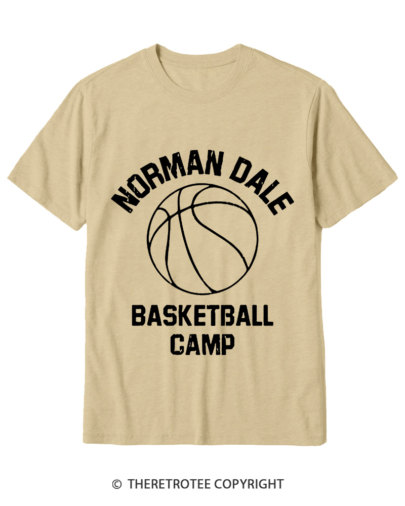 TheRetroTee Indiana Basketball Camp Inspired 1980s Cotton T-Shirt