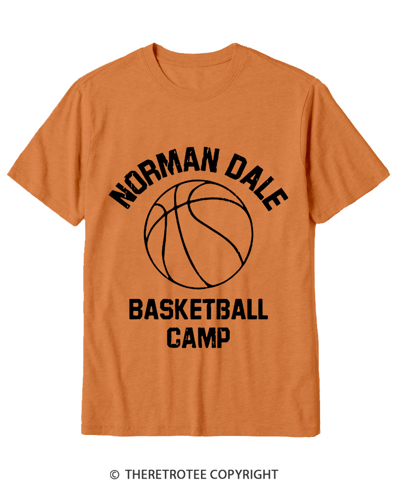 TheRetroTee Indiana Basketball Camp Inspired 1980s Cotton T-Shirt