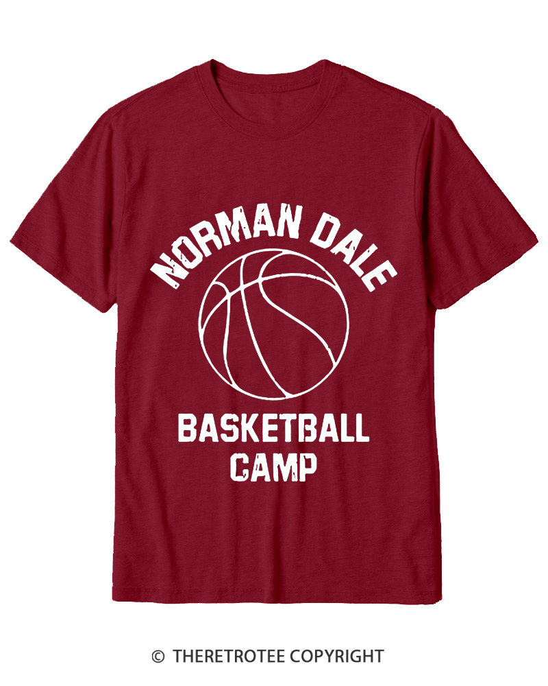TheRetroTee Indiana Basketball Camp Inspired 1980s Cotton T-Shirt