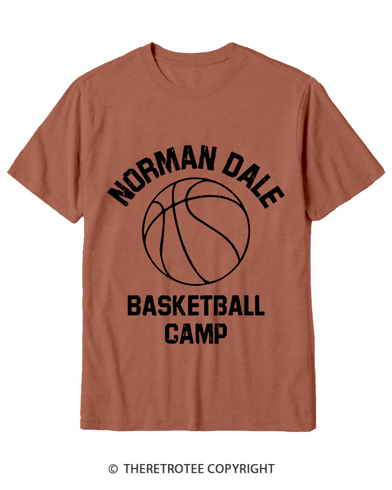 TheRetroTee Indiana Basketball Camp Inspired 1980s Cotton T-Shirt