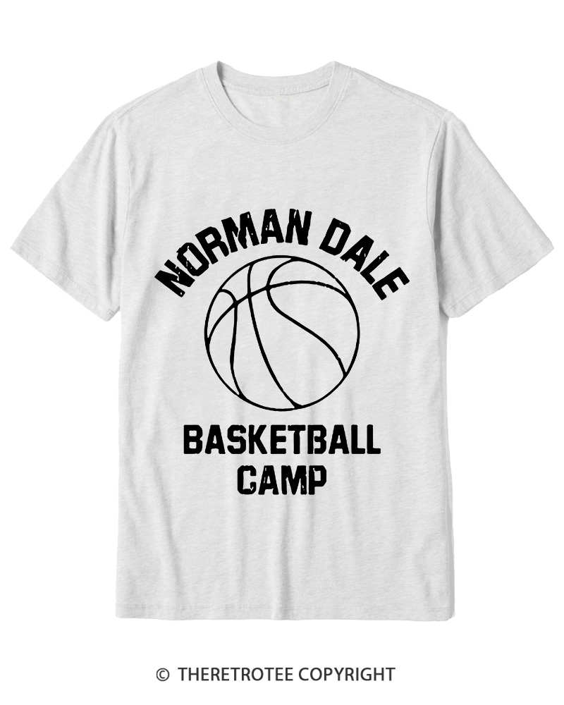 TheRetroTee Indiana Basketball Camp Inspired 1980s Cotton T-Shirt