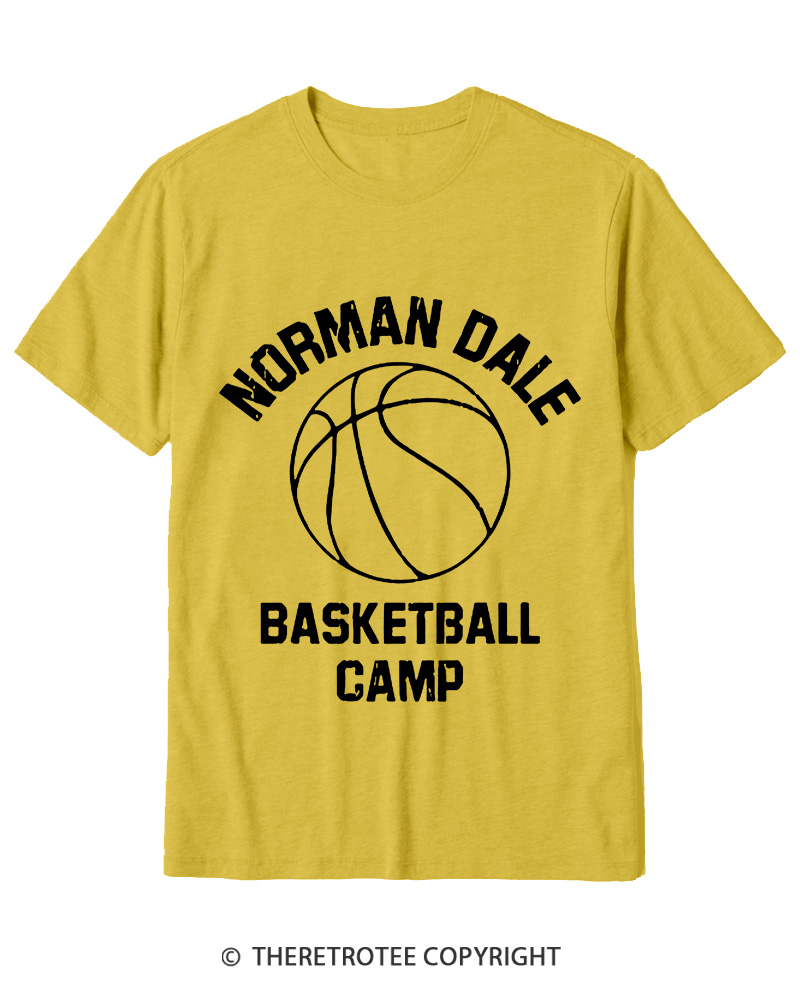 TheRetroTee Indiana Basketball Camp Inspired 1980s Cotton T-Shirt
