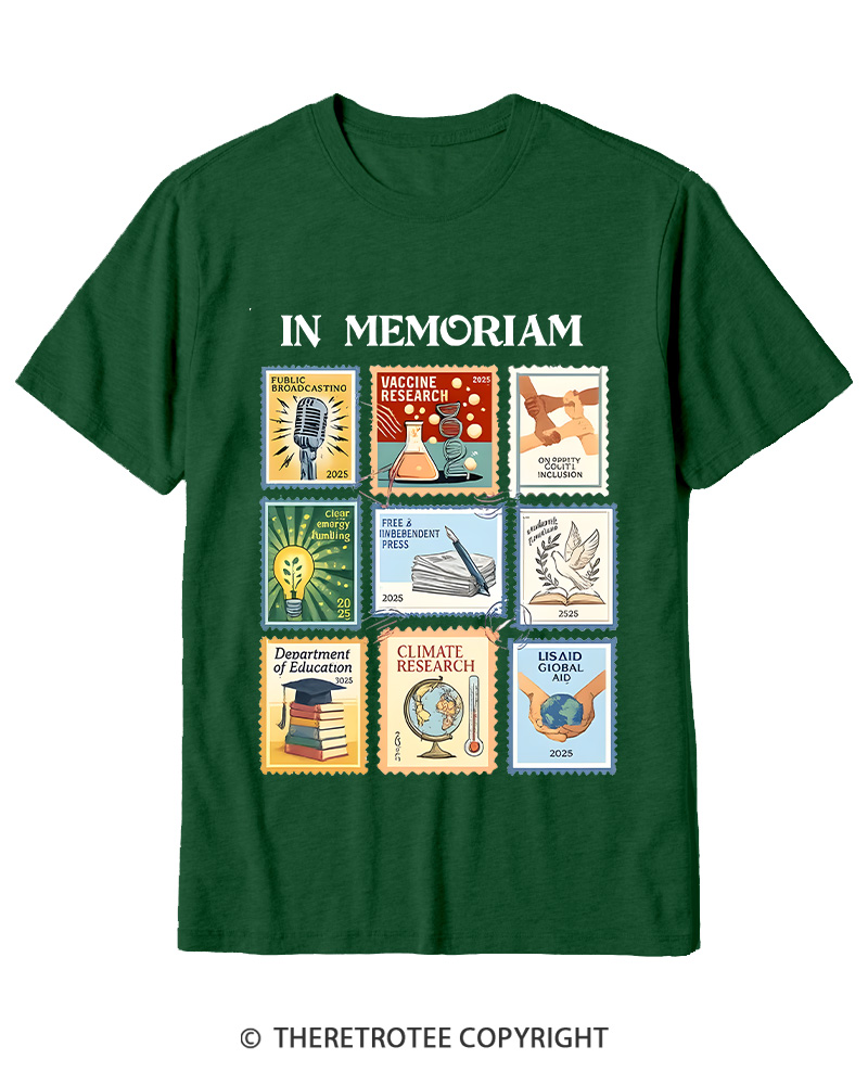 TheRetroTee In Memoriam Cotton T-Shirt