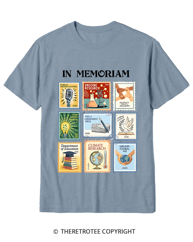 TheRetroTee In Memoriam Cotton T-Shirt