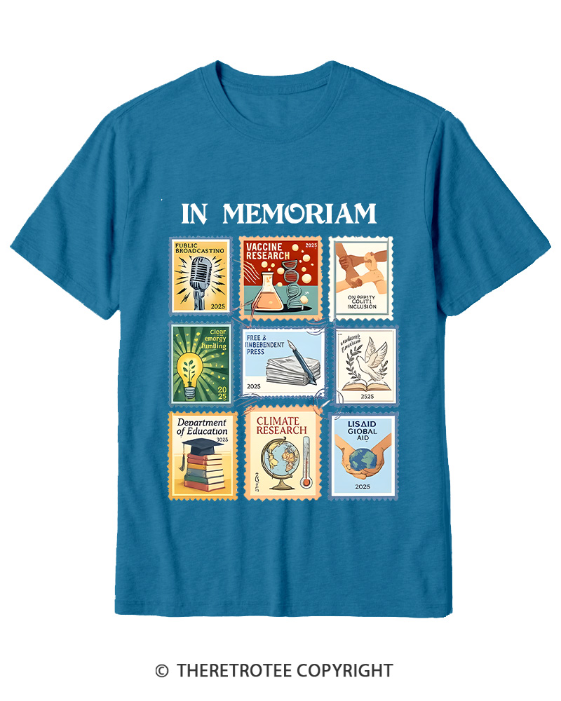 TheRetroTee In Memoriam Cotton T-Shirt