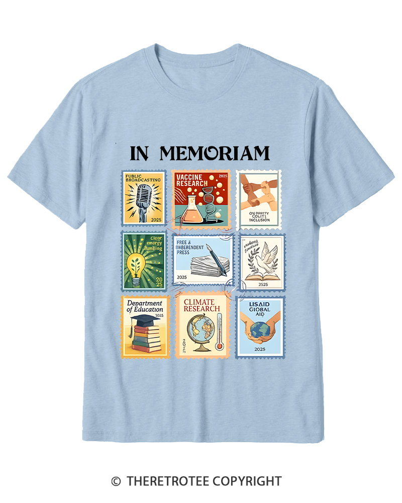 TheRetroTee In Memoriam Cotton T-Shirt