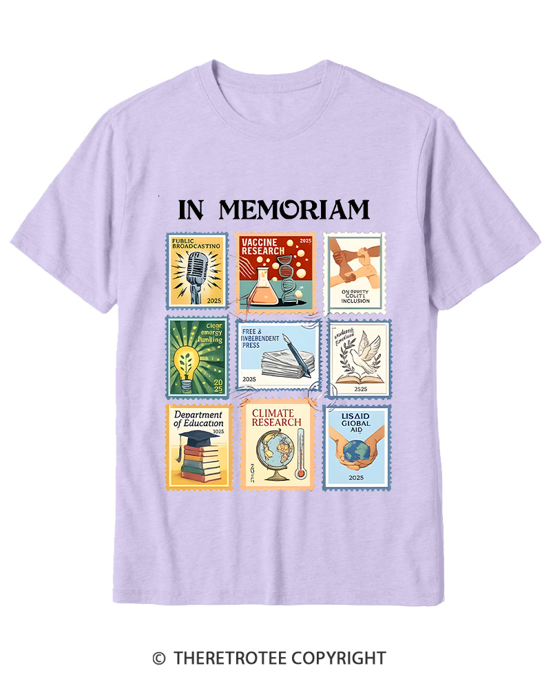 TheRetroTee In Memoriam Cotton T-Shirt