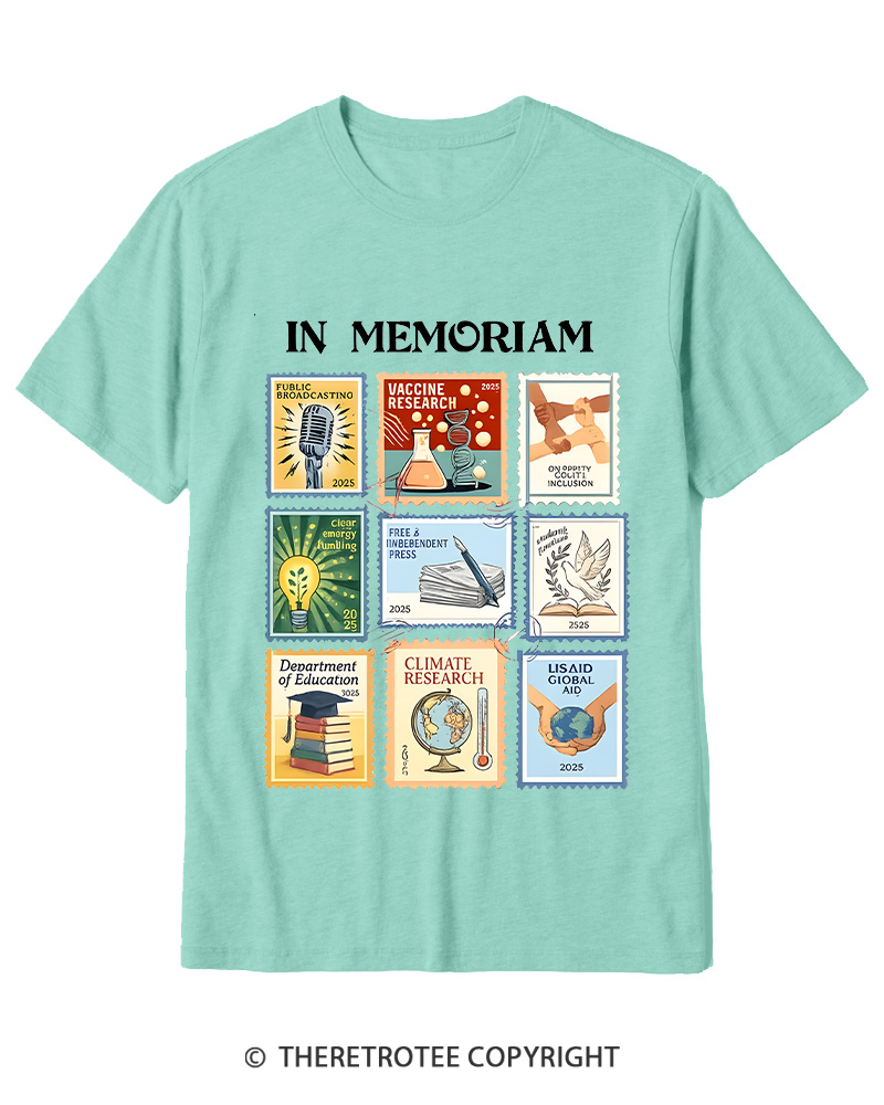 TheRetroTee In Memoriam Cotton T-Shirt