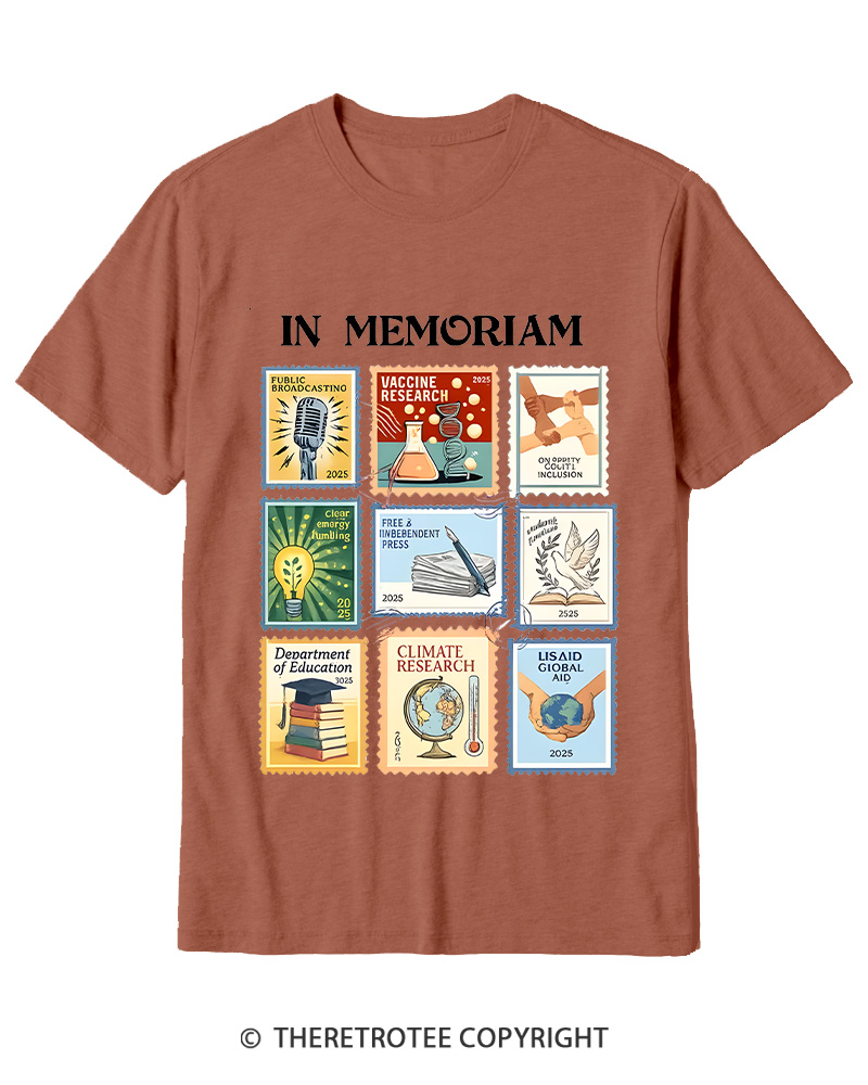 TheRetroTee In Memoriam Cotton T-Shirt