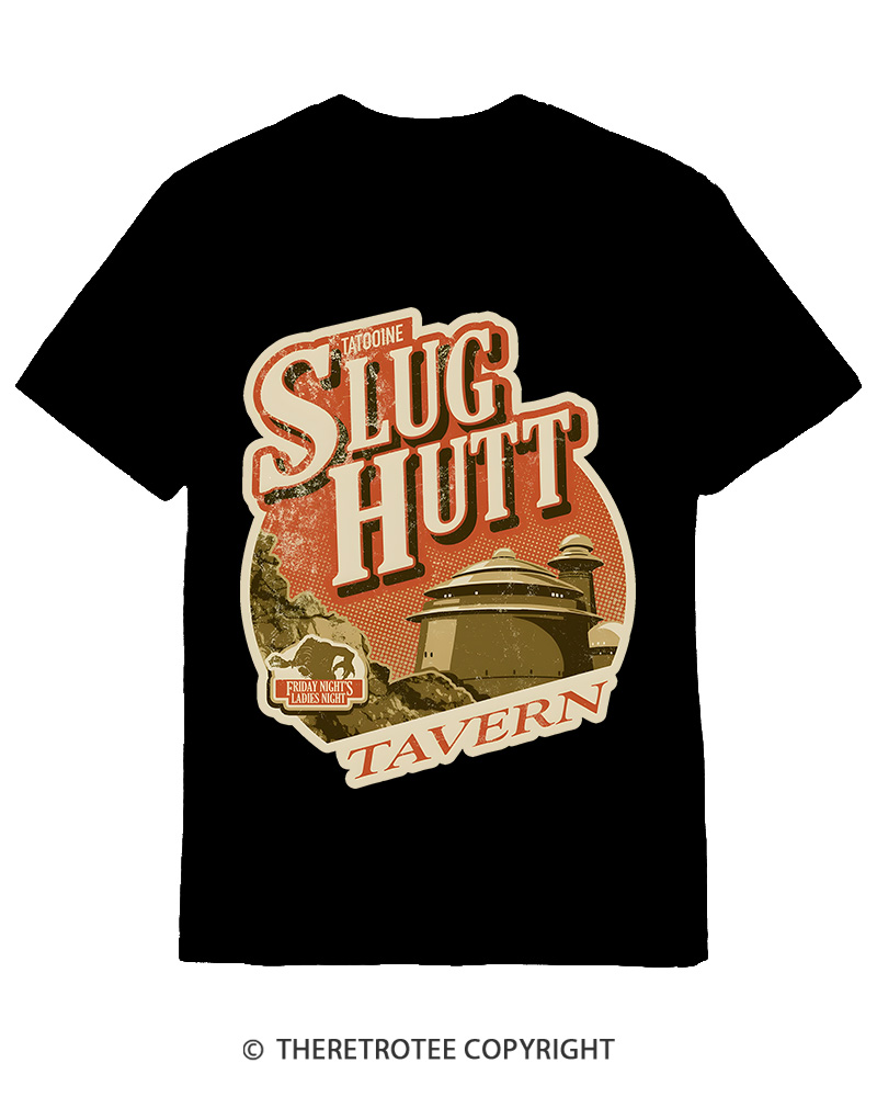TheRetroTee Slug Hutt 1970s Cotton T-Shirt
