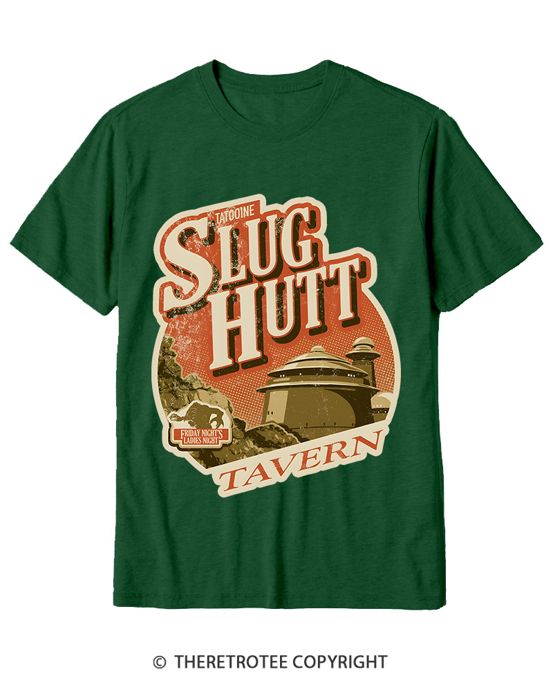 TheRetroTee Slug Hutt 1970s Cotton T-Shirt