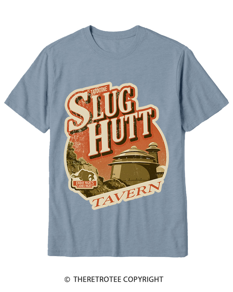 TheRetroTee Slug Hutt 1970s Cotton T-Shirt
