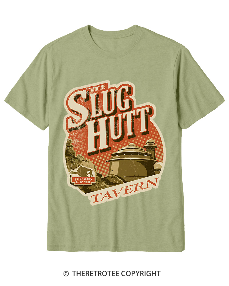 TheRetroTee Slug Hutt 1970s Cotton T-Shirt