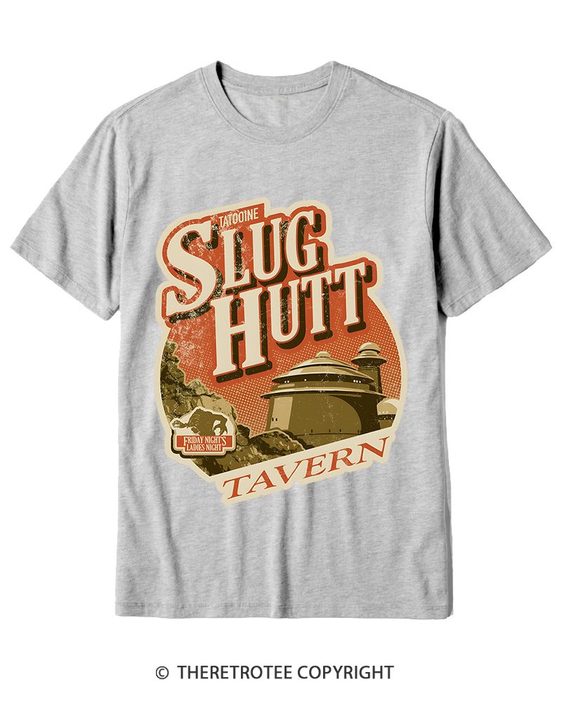 TheRetroTee Slug Hutt 1970s Cotton T-Shirt