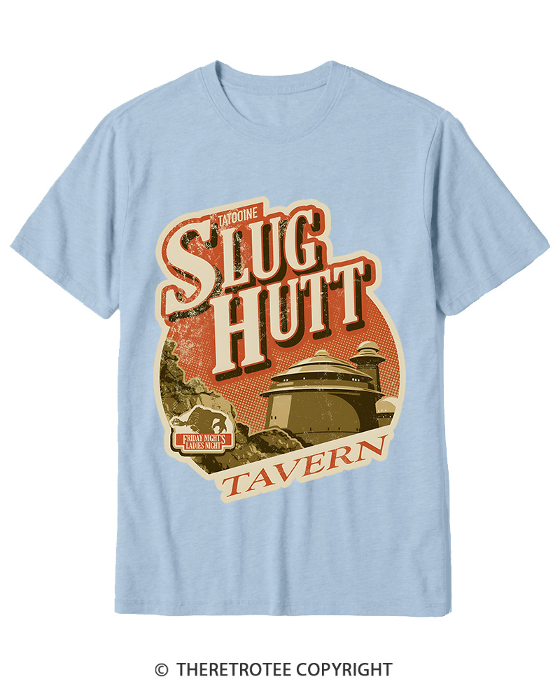 TheRetroTee Slug Hutt 1970s Cotton T-Shirt