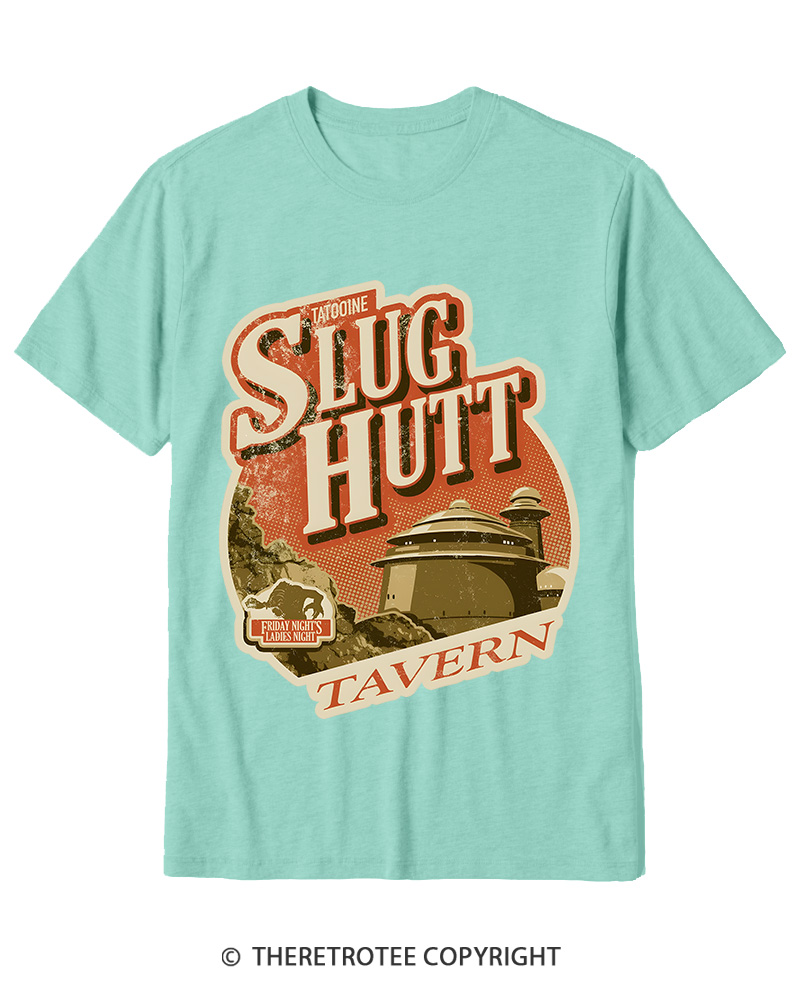 TheRetroTee Slug Hutt 1970s Cotton T-Shirt