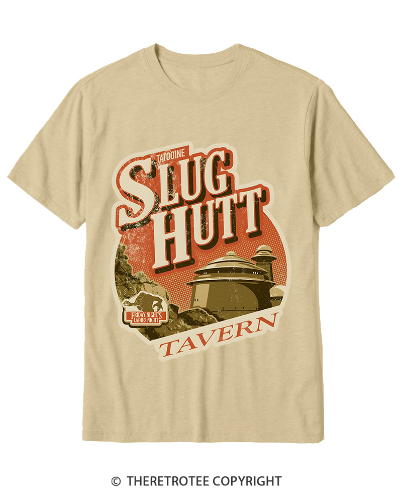 TheRetroTee Slug Hutt 1970s Cotton T-Shirt