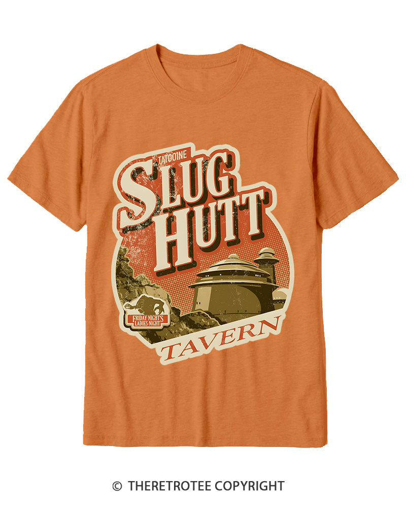 TheRetroTee Slug Hutt 1970s Cotton T-Shirt