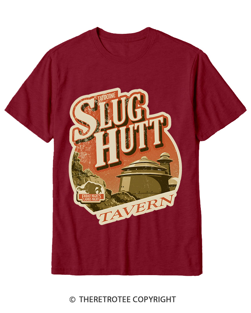 TheRetroTee Slug Hutt 1970s Cotton T-Shirt