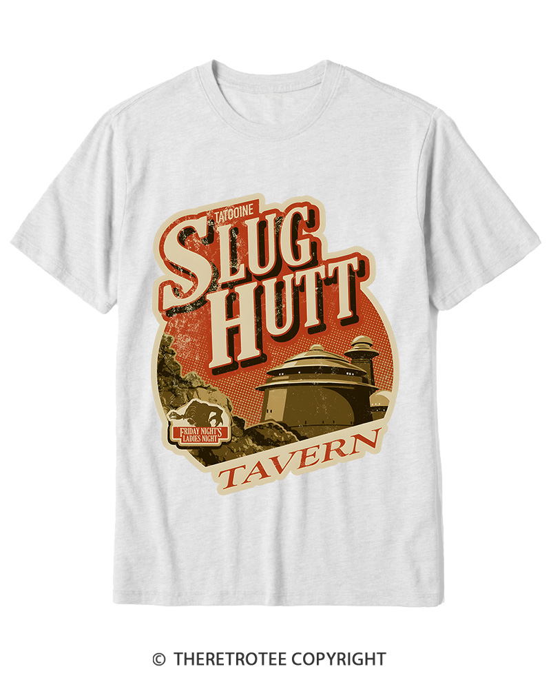 TheRetroTee Slug Hutt 1970s Cotton T-Shirt