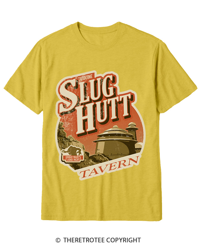 TheRetroTee Slug Hutt 1970s Cotton T-Shirt
