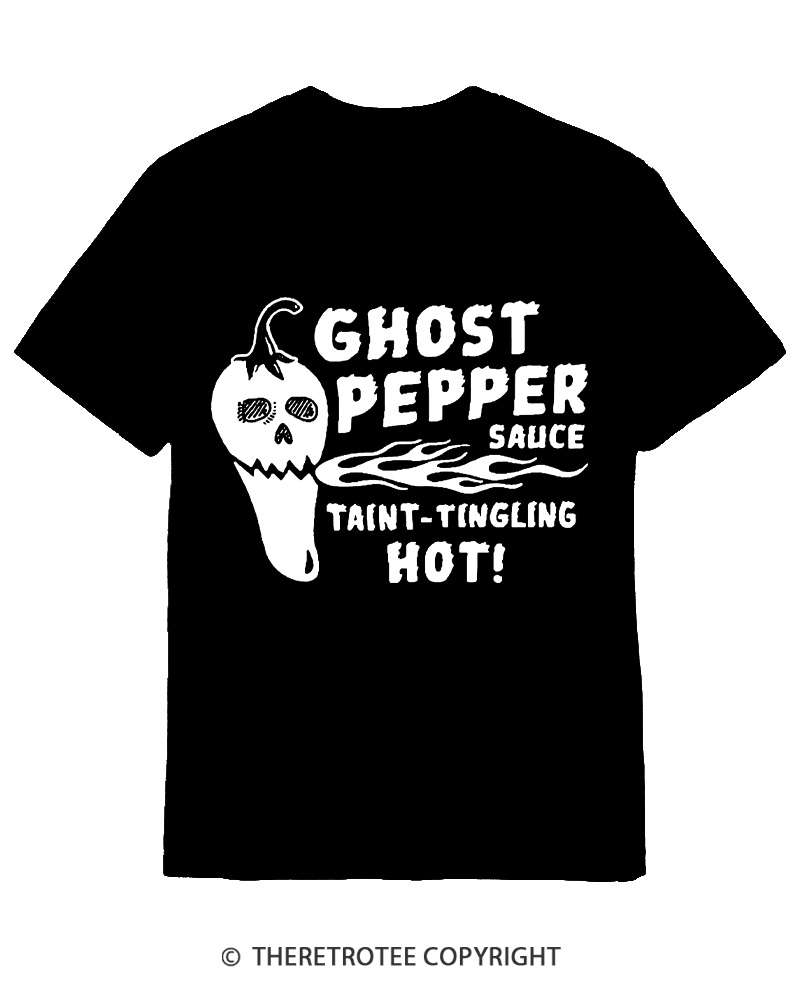 TheRetroTee Ghost Pepper 1990s Cotton T-Shirt