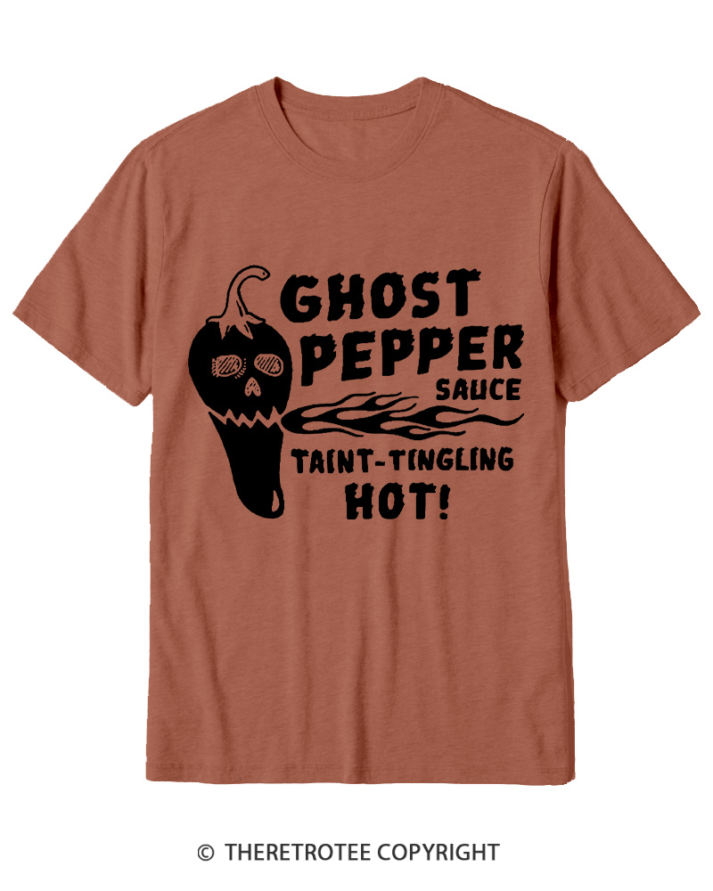 TheRetroTee Ghost Pepper 1990s Cotton T-Shirt