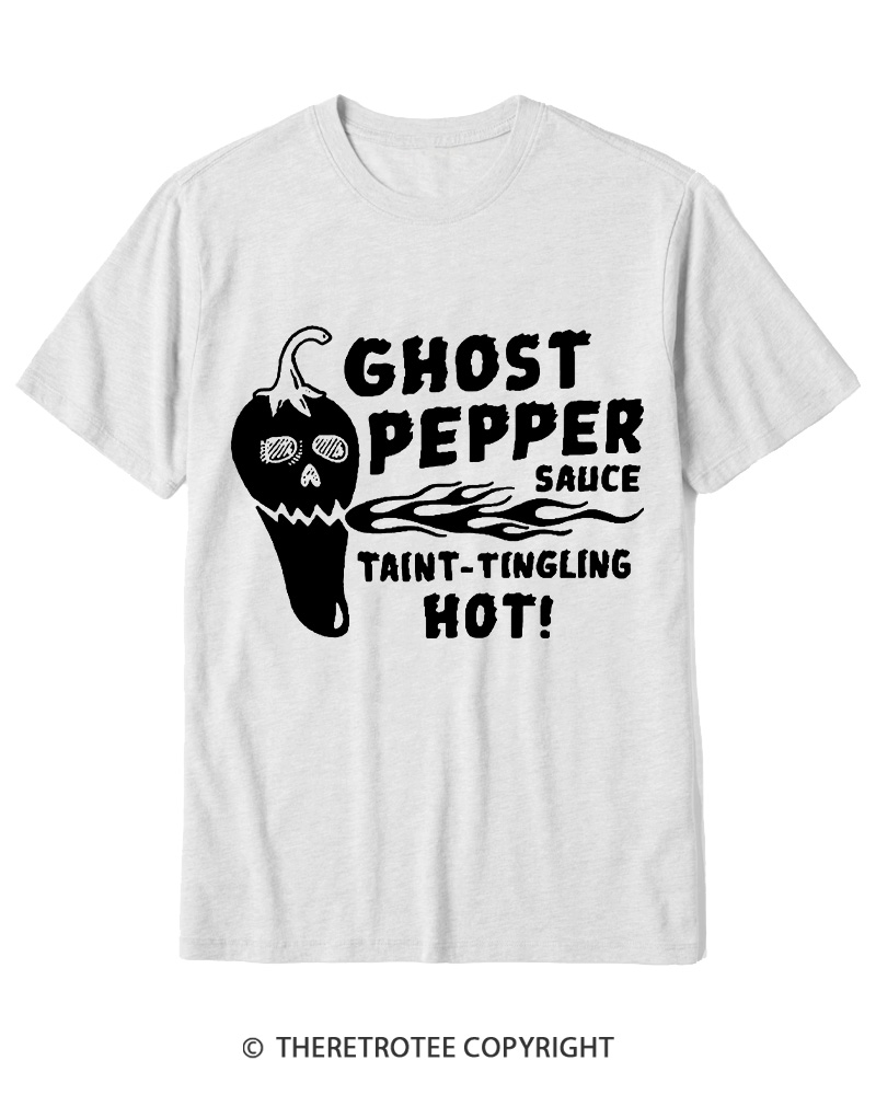 TheRetroTee Ghost Pepper 1990s Cotton T-Shirt