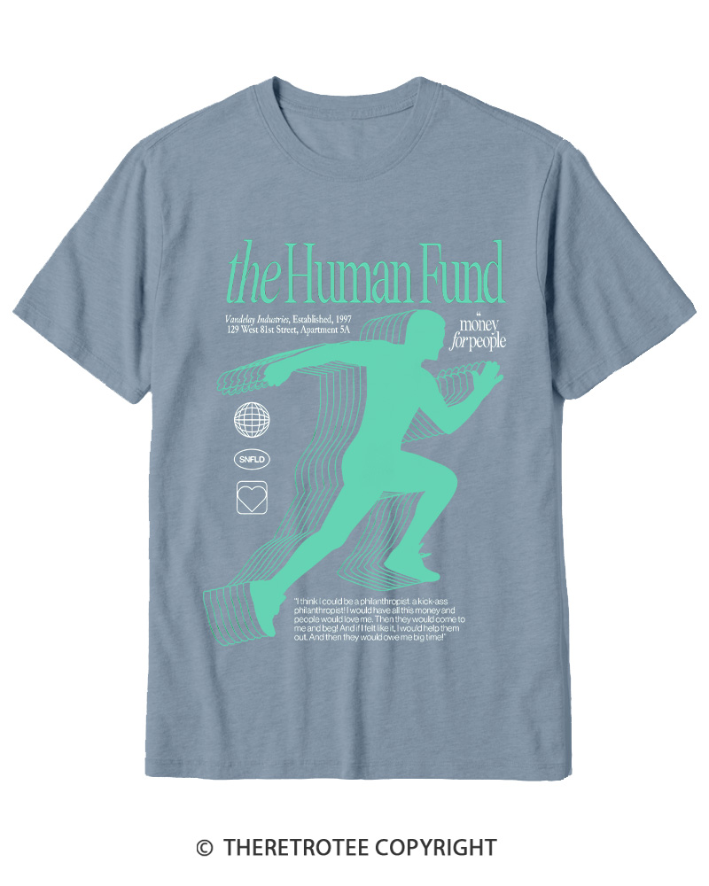 TheRetroTee The Human Fund 1990s Cotton T-Shirt