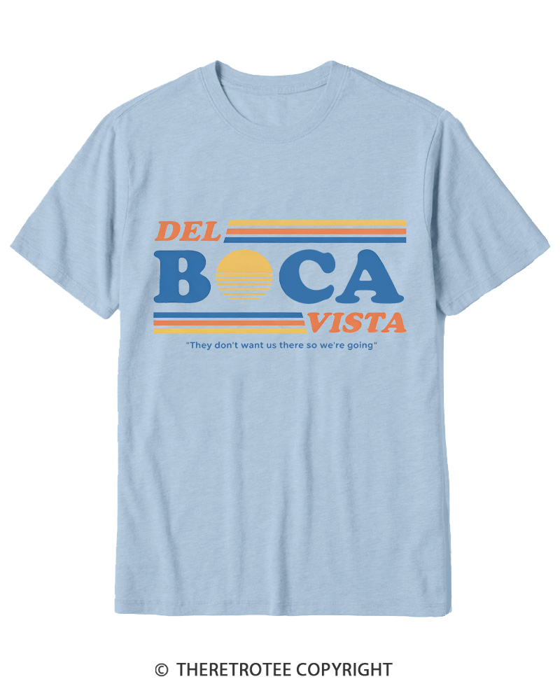 TheRetroTee Del Boca Vista 1990s Cotton T-Shirt