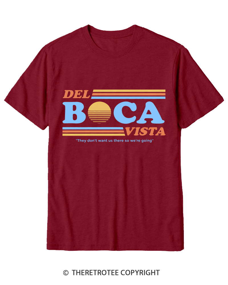 TheRetroTee Del Boca Vista 1990s Cotton T-Shirt
