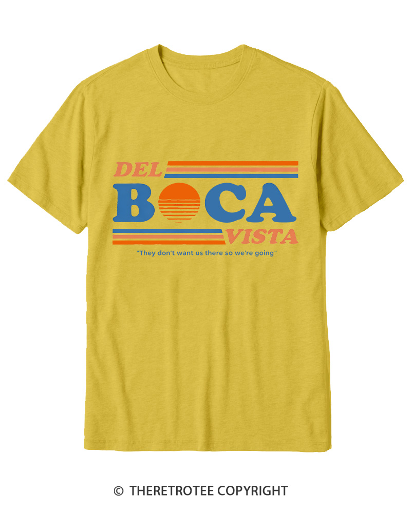 TheRetroTee Del Boca Vista 1990s Cotton T-Shirt